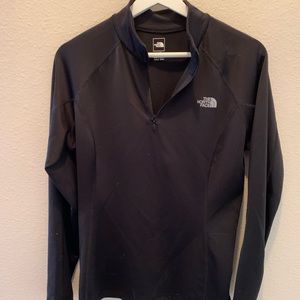 Light weight, black, quarter zip shirt